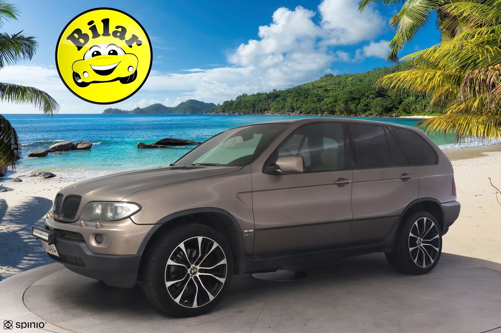 BMW X5 2004 3,0dA - | Myydään huutokaupat.com- sivustolla | Kamera | Nahat | 2x renkaat | Muistipenkki | 