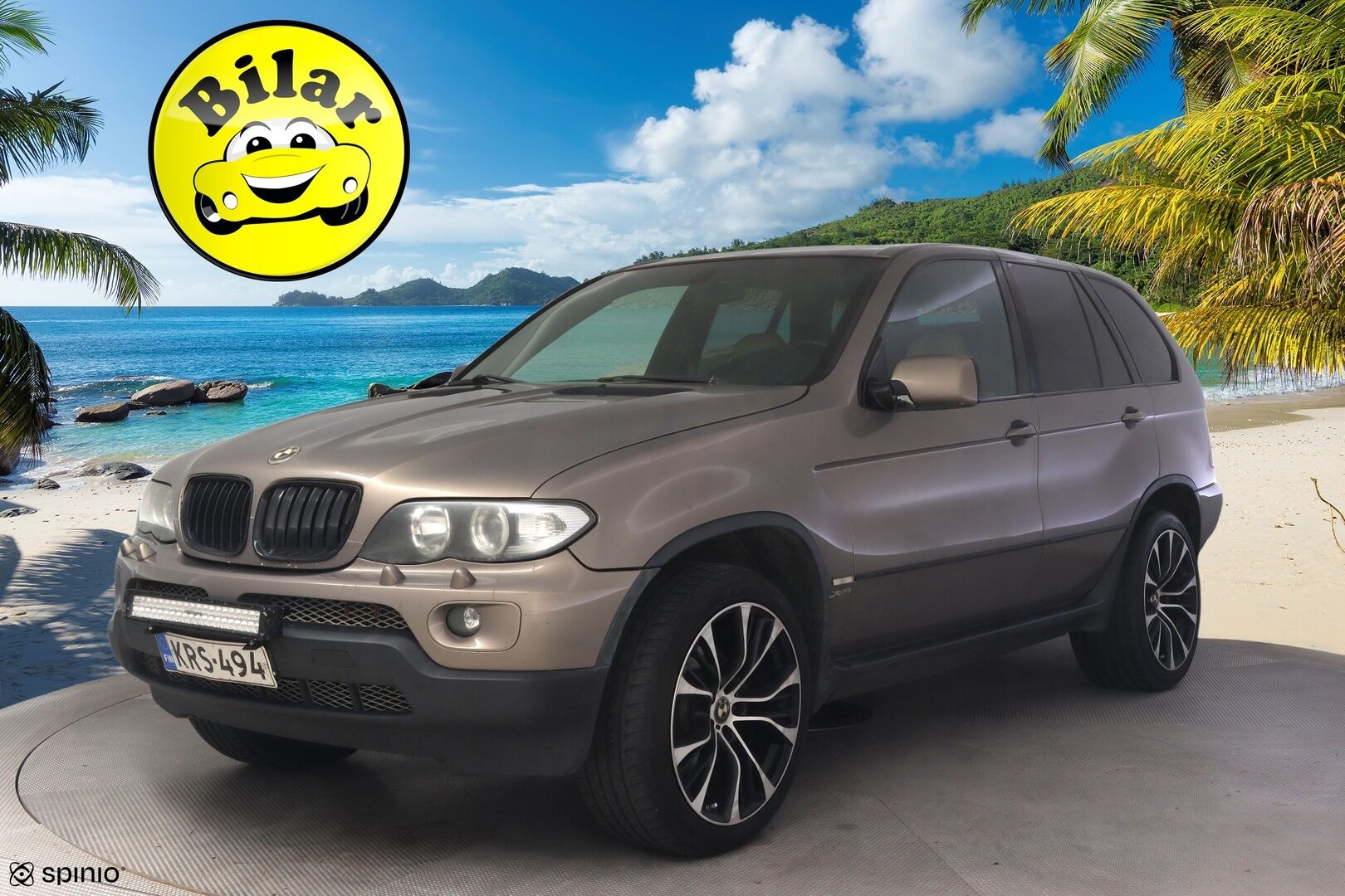 BMW X5 2004 3,0dA - | Myydään huutokaupat.com- sivustolla | Kamera | Nahat | 2x renkaat | Muistipenkki | 