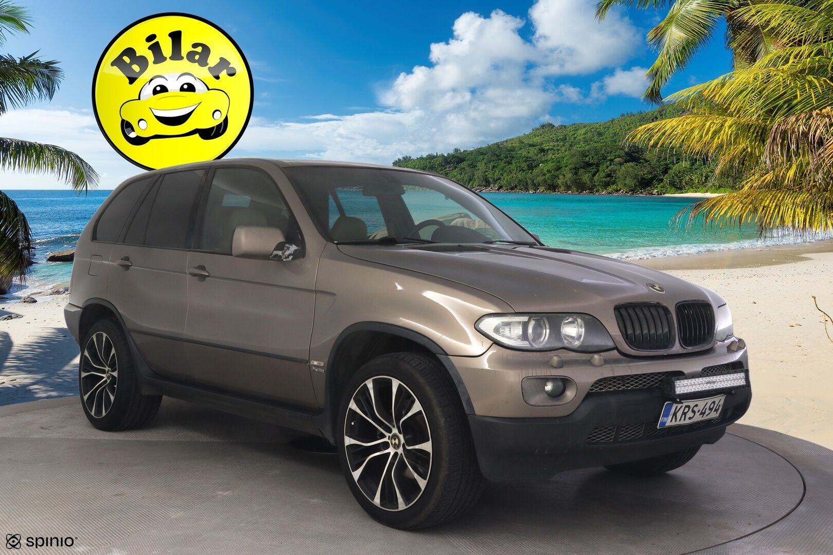 BMW X5 2004 3,0dA - | Myydään huutokaupat.com- sivustolla | Kamera | Nahat | 2x renkaat | Muistipenkki | 