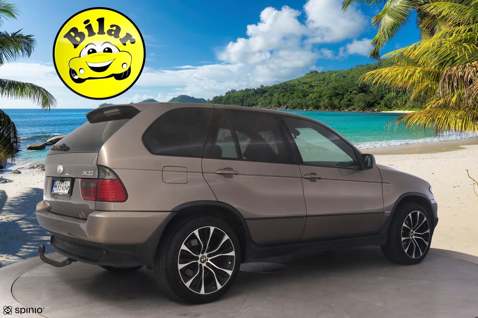 BMW X5 2004 3,0dA - | Myydään huutokaupat.com- sivustolla | Kamera | Nahat | 2x renkaat | Muistipenkki | 