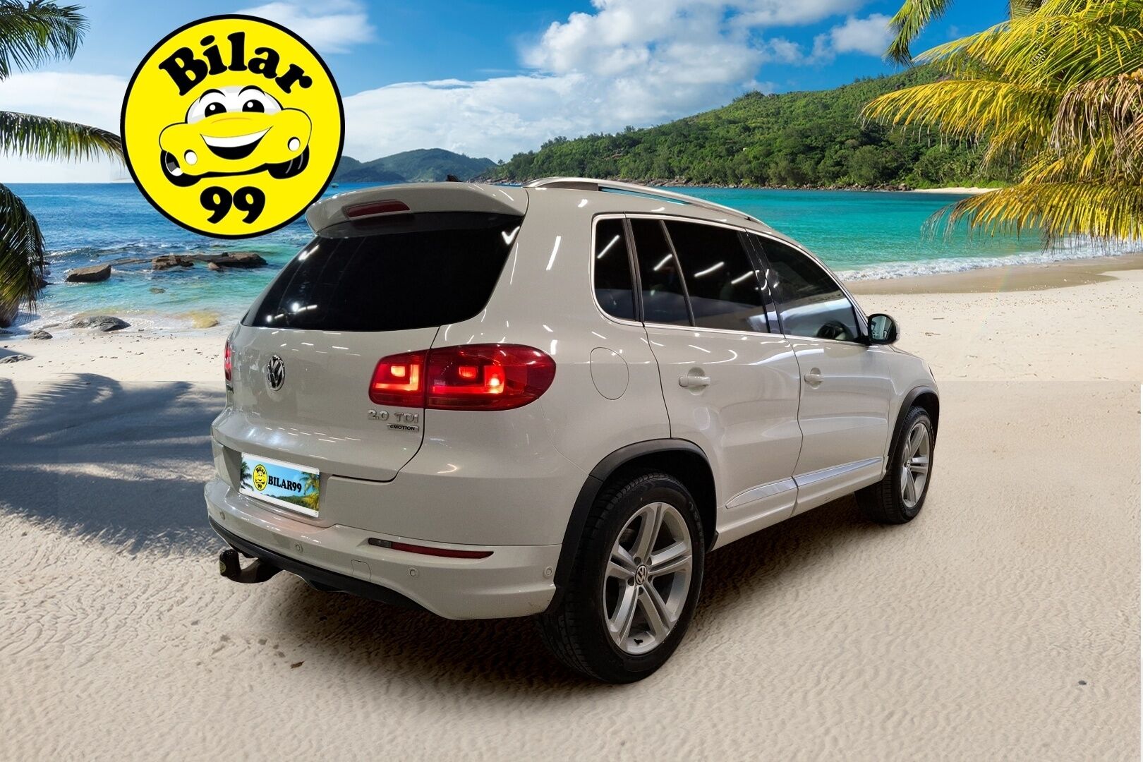 Volkswagen Tiguan 2013 R-Line Sport & Style 2,0 TDI 103 kW (140 hv) 4MOTION DSG-aut / Suomi-auto / Webasto / Koukku / Vakkari / Bi-Xenon / - Kytkin tehty tuoreesti! / Musta sisäkatto / Navi / Bluetooth / Tulossa myyntiin! - HULLUT AVAJAISHULINAT KORKOTARJOUS 3,29 %