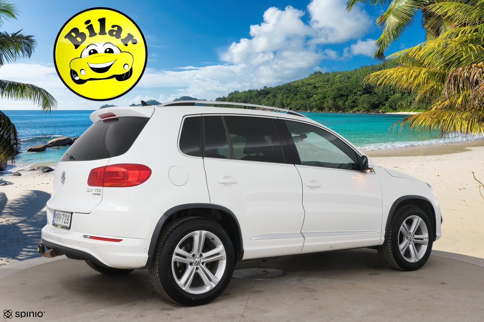 Volkswagen Tiguan 2014 R-Line Sport & Style 2,0 TDI 103 kW (140 hv) 4MOTION DSG-aut - | Suomi-auto | Webasto | Koukku | Vakkari | Bi-Xenon | Kytkinpaketti tehty tuoreesti! | Musta sisäkatto | Navi | Bluetooth | Todella hyvin huollettu! |