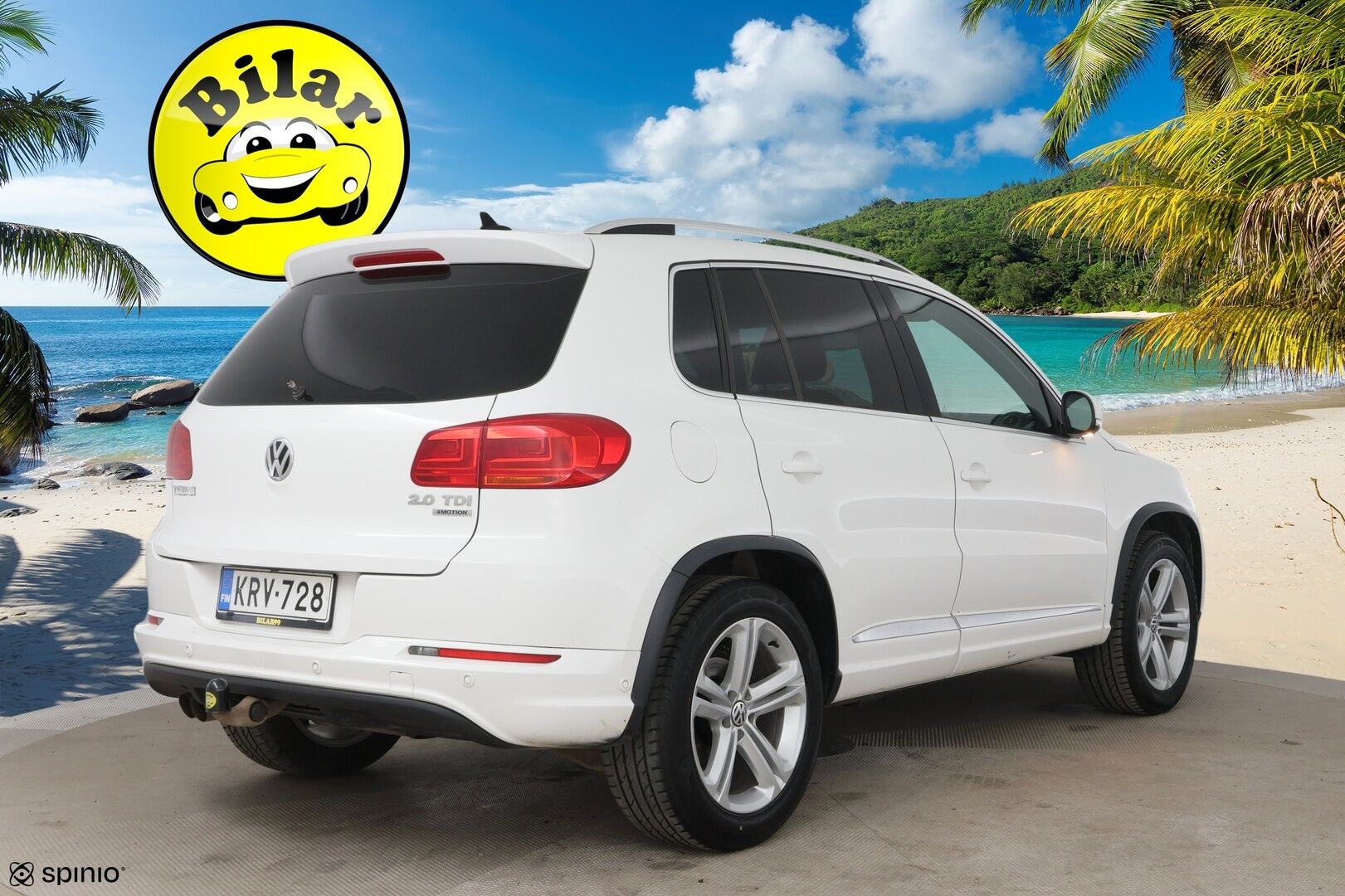 Volkswagen Tiguan 2014 R-Line Sport & Style 2,0 TDI 103 kW (140 hv) 4MOTION DSG-aut - | Suomi-auto | Webasto | Koukku | Vakkari | Bi-Xenon | Kytkinpaketti tehty tuoreesti! | Musta sisäkatto | Navi | Bluetooth | Todella hyvin huollettu! |