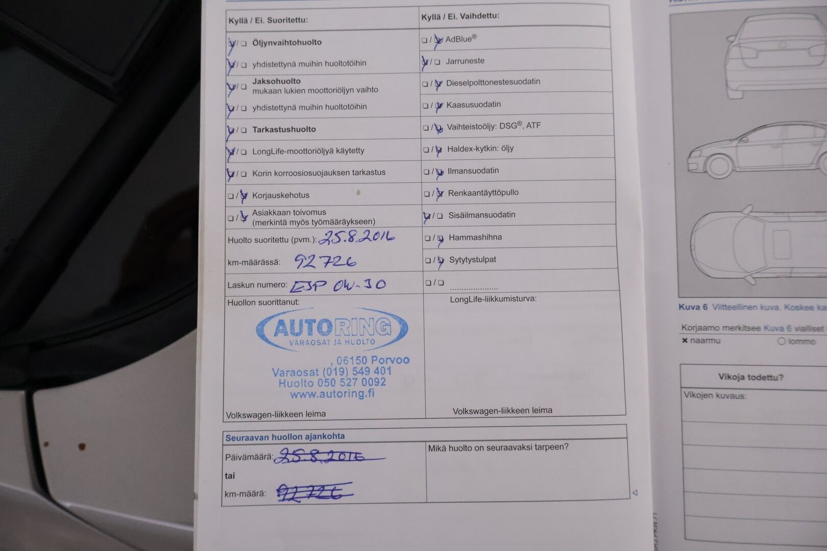 Volkswagen Passat 2013 Variant Comfortline 1,6 TDI 77 kW *Myydään Huutokaupat.com* - Tuore leima / tilava / farmari