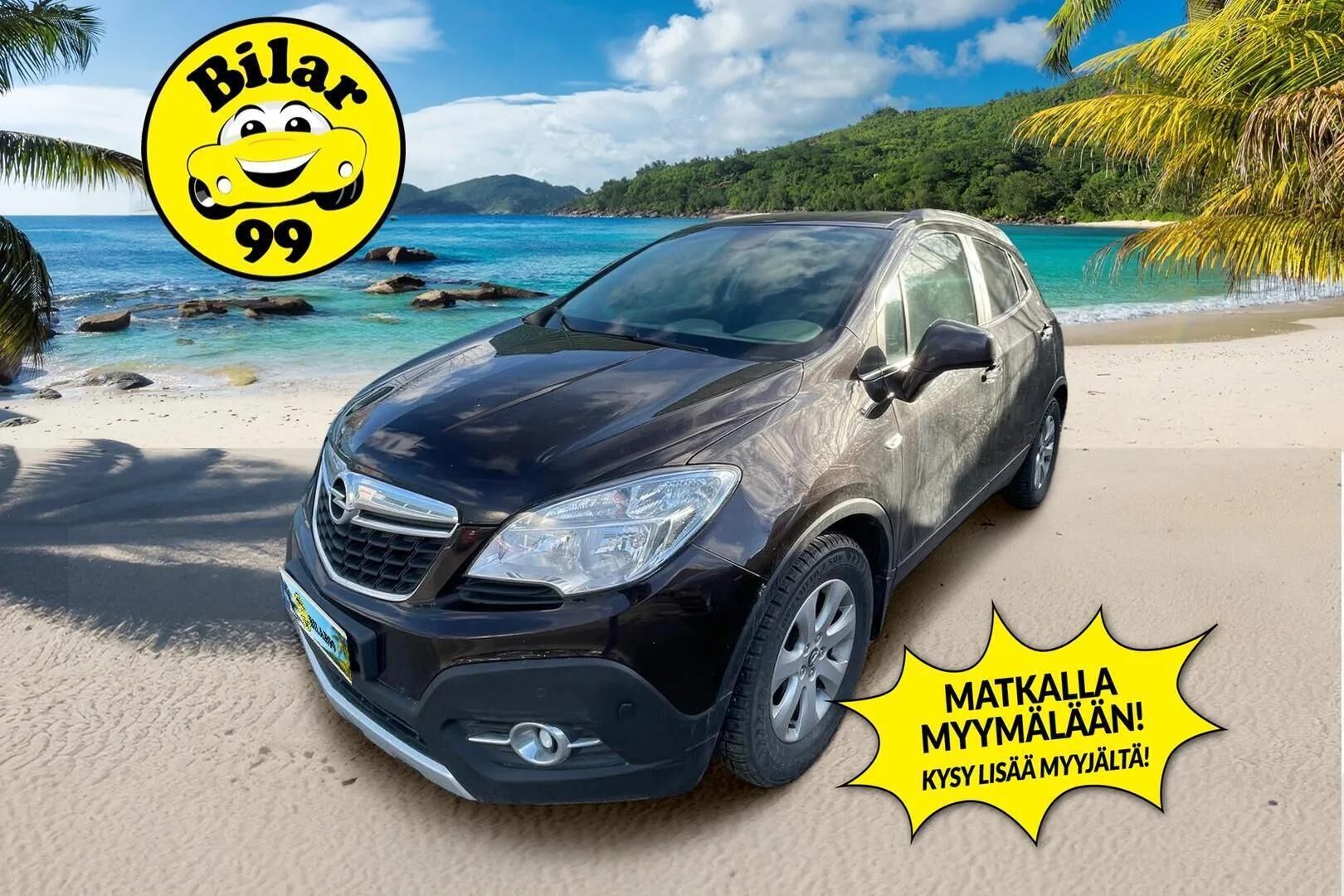 Opel Mokka 2013 5-ov Cosmo 1,6 ecoFLEX Start/Stop 85kW MT5* tutka / Ratinlämmitin / Vakkari / Penkinlämmittimet * - *Suomi-auto / 2 renkaat omilla alumiinivanteilla * - HULLUT AVAJAISHULINAT KORKOTARJOUS 3,29 %