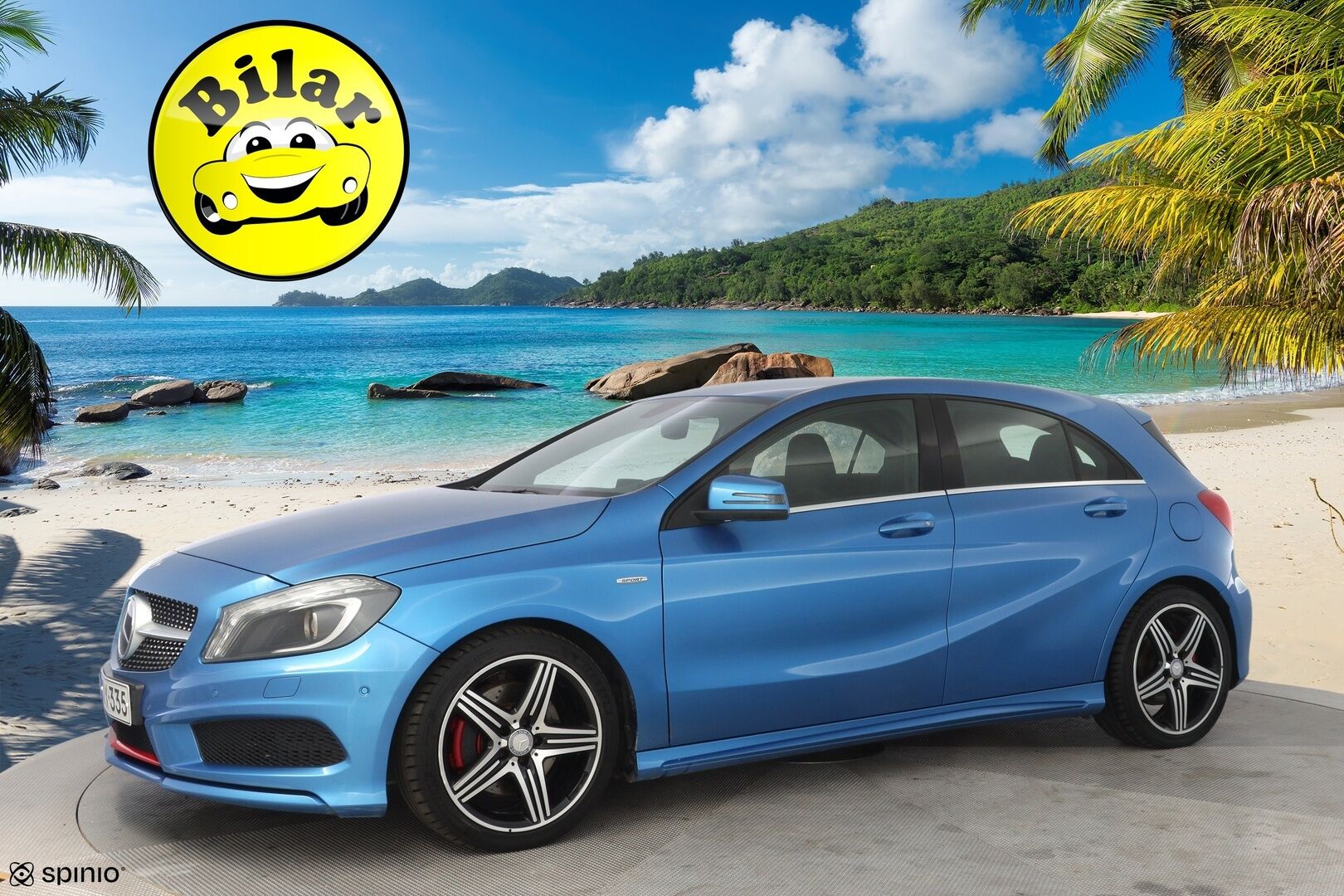 Mercedes-Benz A 2013 250 Sport A Premium Business AMG - Nahka-alcantara sisusta | Kamera | Premium Audio | Kahdet renkaat alumiinivantein | Juuri huollettu | Todella säntillinen huoltokirja