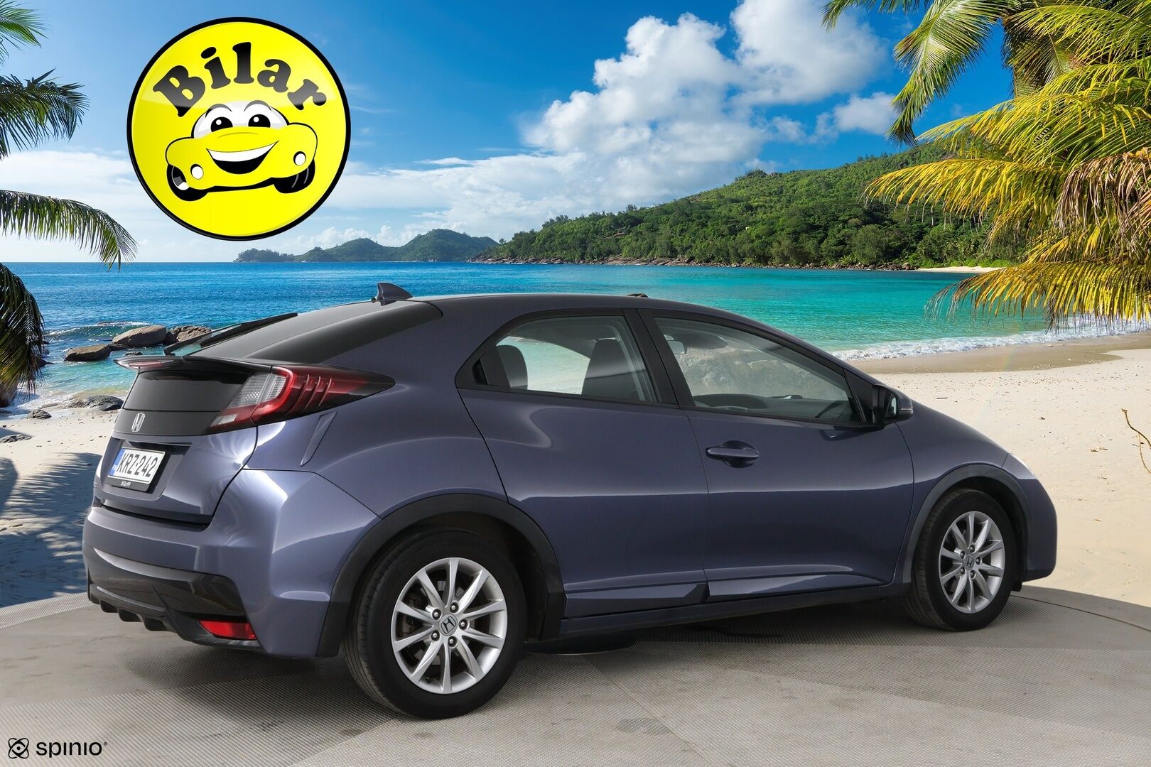 Honda Civic 2017 5D 1,4i Comfort - Suomi-Auto | Vakkari | Lohko+Sisäpistoke | Bluetooth