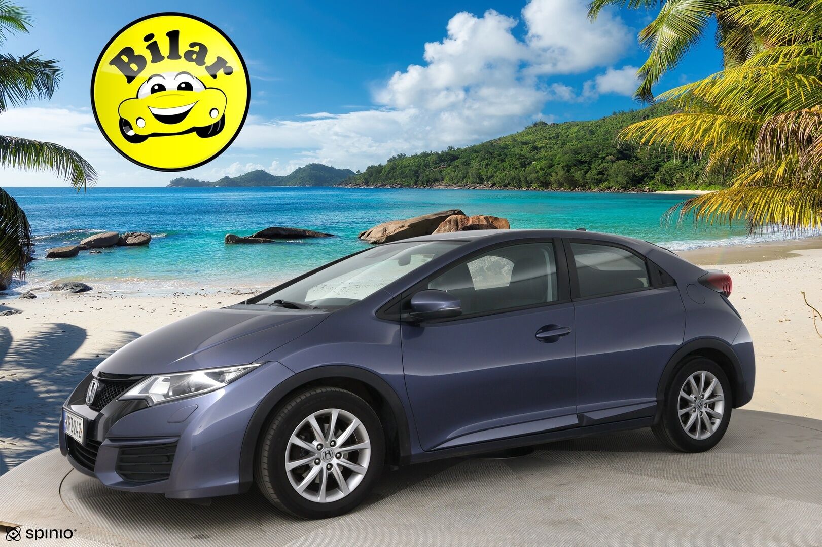 Honda Civic 2017 5D 1,4i Comfort - Suomi-Auto | Vakkari | Lohko+Sisäpistoke | Bluetooth
