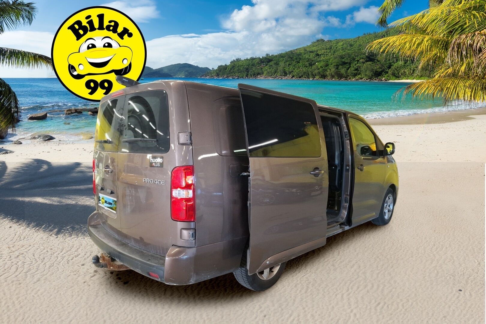 Toyota Proace 2017 L2H1 2,0 D 180 Automaatti 5-ovinen - | Webasto | Koukku | Kaistavahti | Läpilastattava | Autom.pitkät valot | LED valot | Särmät huollot |