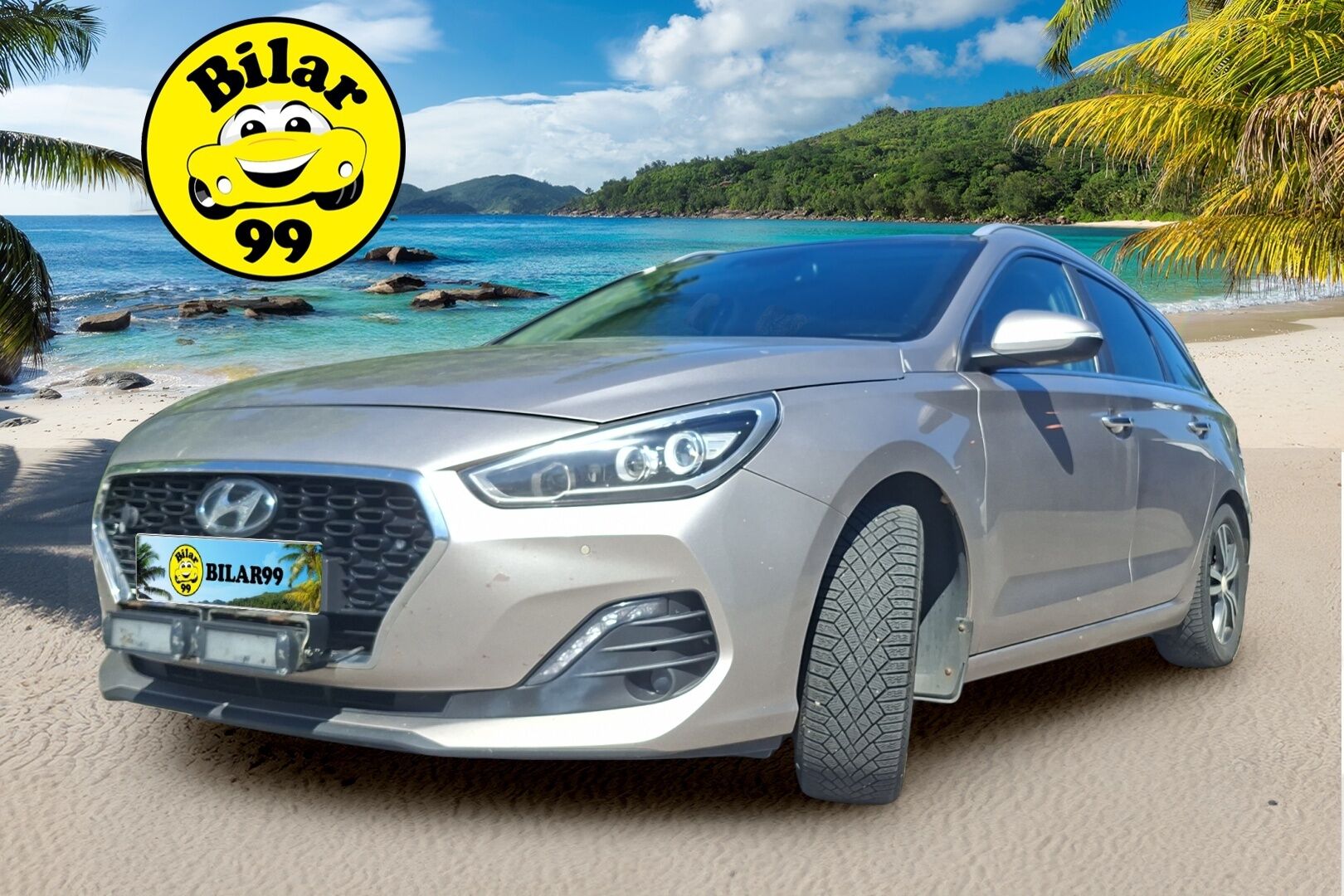 Hyundai i30 Wagon 2019 1,4 T-GDI 140 hv 7-DCT-aut. Style WLTP - | ACC | Ilmastoidut nahat | Panoraama lasikatto | BLIS | Keyless | Koukku | 