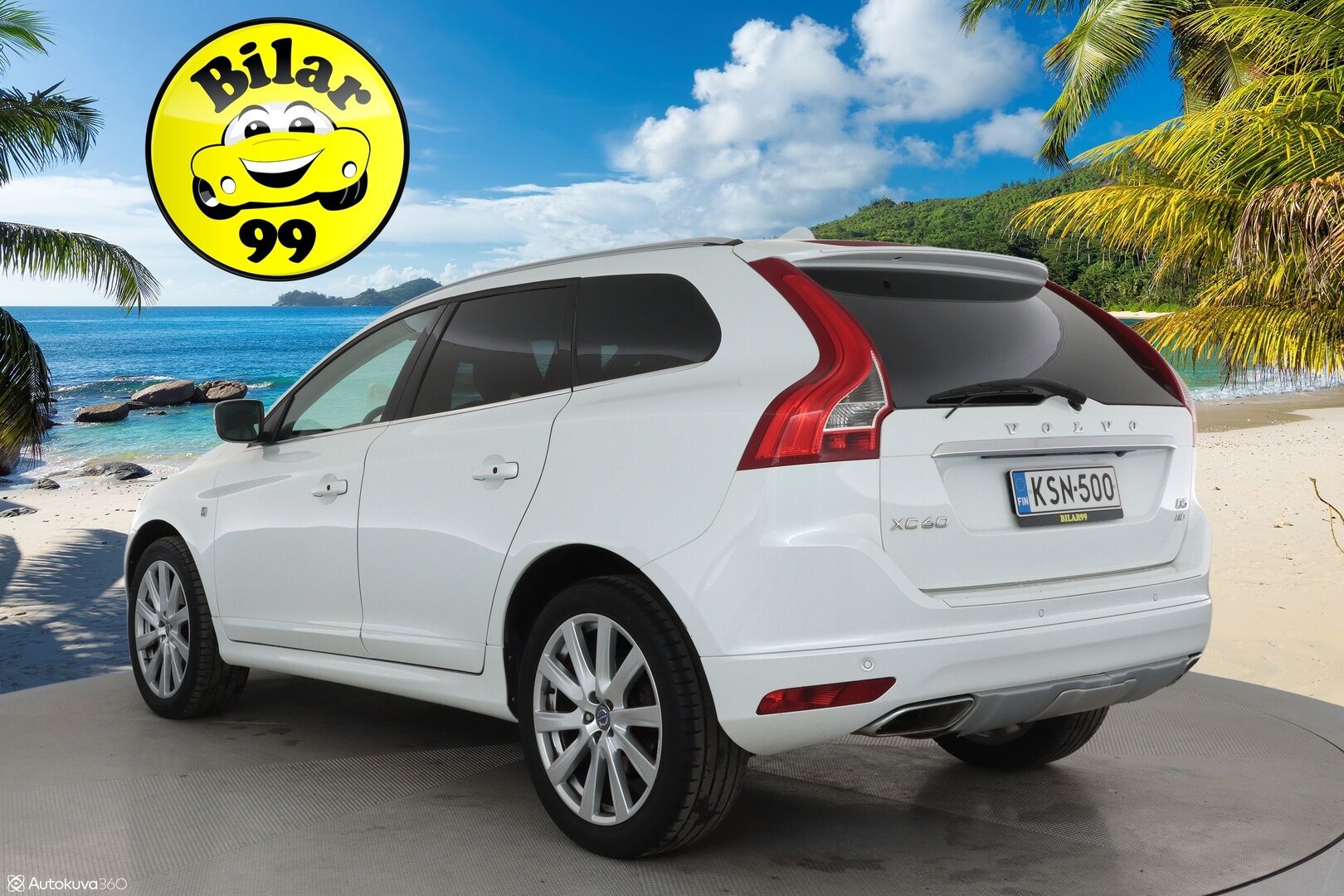Volvo XC60 2016 D5 Ocean Race AWD aut **Supervarusteet! / Adapt. vakkari / Panorama / H&K / Muistipenkki / P.kamera / BLIS / Keyless** - Hyvä huoltohistoria / Kahdet renkaat aluvanteilla