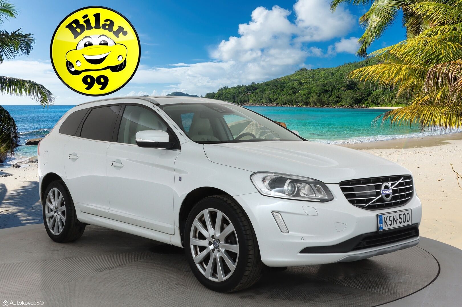 Volvo XC60 2016 D5 Ocean Race AWD aut **Supervarusteet! / Adapt. vakkari / Panorama / H&K / Muistipenkki / P.kamera / BLIS / Keyless** - Hyvä huoltohistoria / Kahdet renkaat aluvanteilla