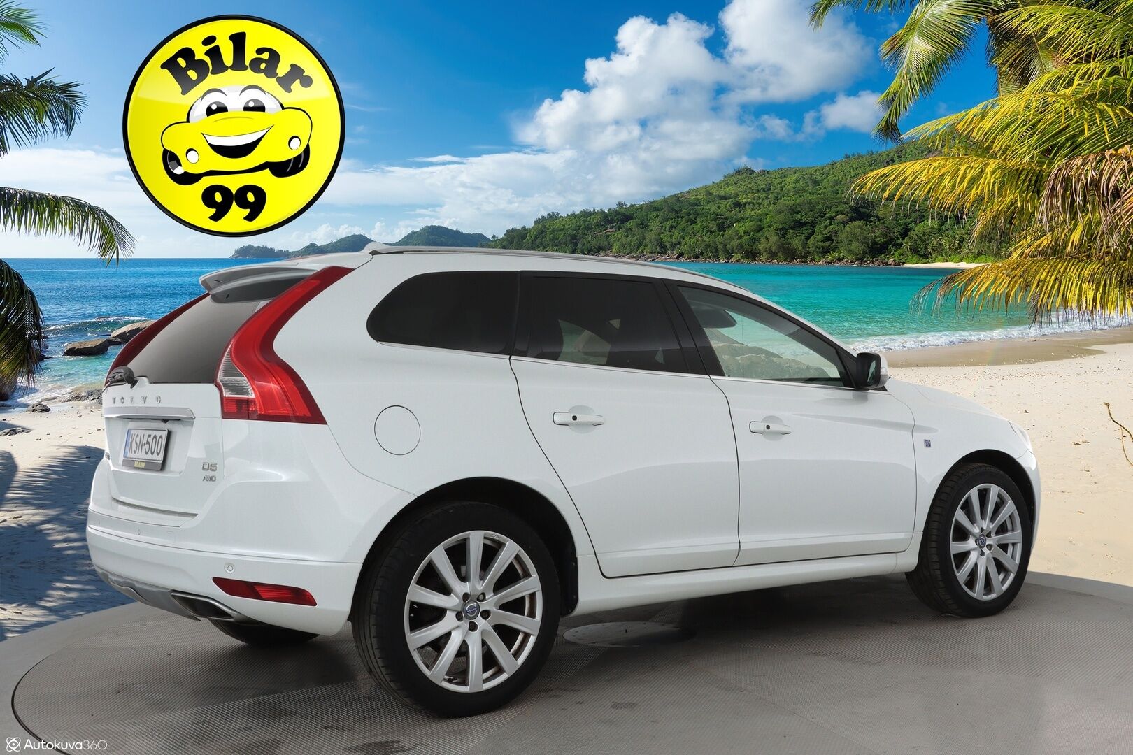 Volvo XC60 2016 D5 Ocean Race AWD aut **Supervarusteet! / Adapt. vakkari / Panorama / H&K / Muistipenkki / P.kamera / BLIS / Keyless** - Hyvä huoltohistoria / Kahdet renkaat aluvanteilla