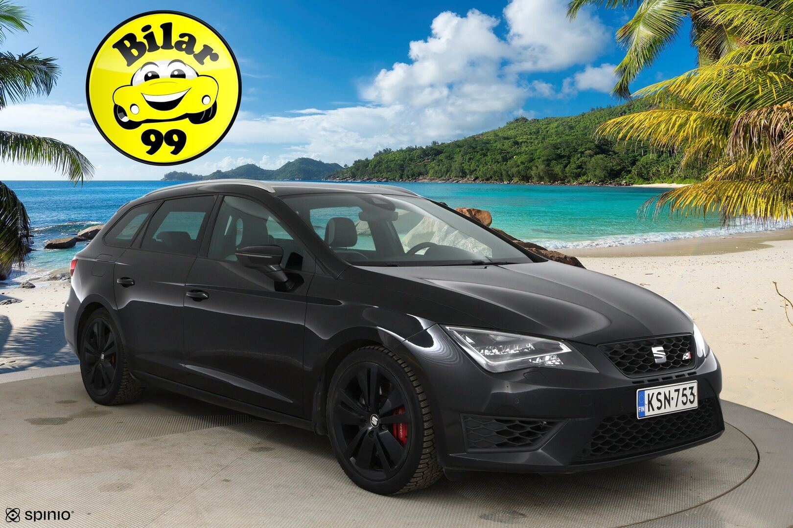 Seat Leon ST 2016 2,0 TSI 290 Cupra DSG / Panorama / Webasto / P-tutkat / LED-ajovalot - Juuri huollettu! / Kaukovaloautomatiikka / Seat Sound System
