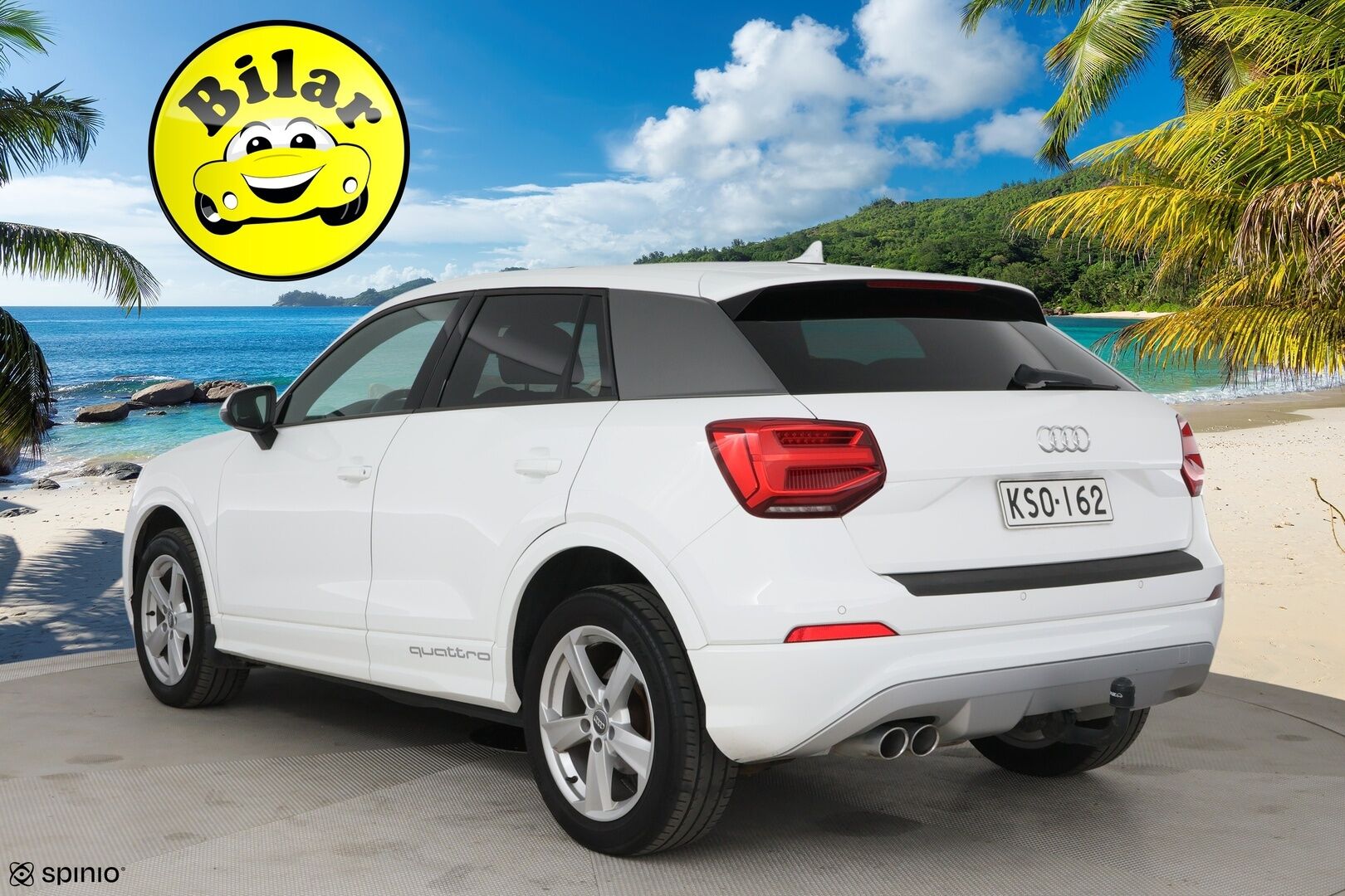 Audi Q2 2017 Business Sport 2,0 TDI 140 kW quattro S tronic - ACC | Koukku | LED | Sport-paketti | Lohkolämmitin | Adapt. Vakkari |