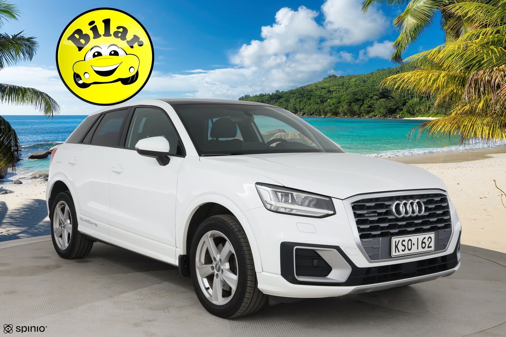 Audi Q2 2017 Business Sport 2,0 TDI 140 kW quattro S tronic - ACC | Koukku | LED | Sport-paketti | Lohkolämmitin | Adapt. Vakkari |