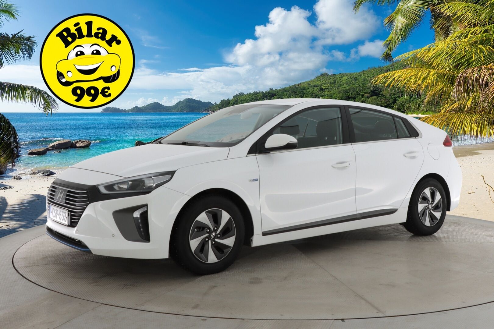 Hyundai IONIQ Hybrid 2017 DCT Style - Adapt.vakkari | P.kamera | Navigointi | Infinity audio | Muistipenkki | 2x renkaat vanteilla