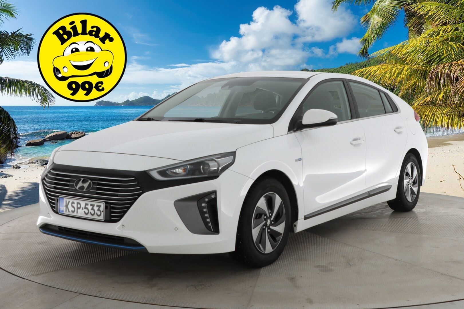 Hyundai IONIQ Hybrid 2017 DCT Style - Adapt.vakkari | P.kamera | Navigointi | Infinity audio | Muistipenkki | 2x renkaat vanteilla