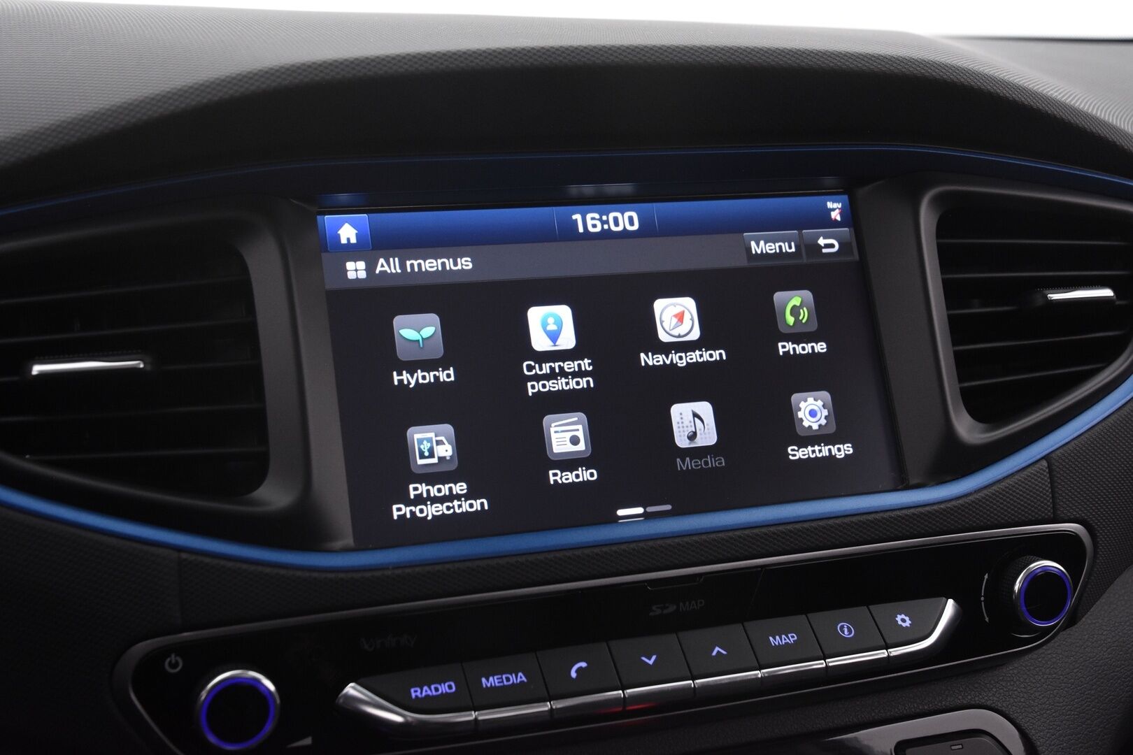 Hyundai IONIQ Hybrid 2017 DCT Style - Adapt.vakkari | P.kamera | Navigointi | Infinity audio | Muistipenkki | 2x renkaat vanteilla
