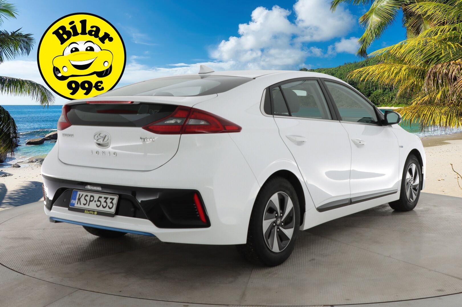 Hyundai IONIQ Hybrid 2017 DCT Style - Adapt.vakkari | P.kamera | Navigointi | Infinity audio | Muistipenkki | 2x renkaat vanteilla