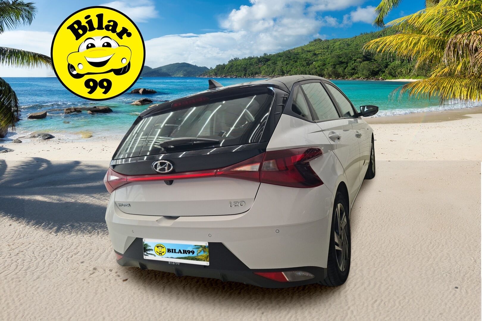 Hyundai i20 Hatchback 2021 1,0 T-GDI 100 hv 48V 7DCT Black Hybrid MY21 - | Peruutuskamera | Vakionopeudensäädin | Keyless | Kahdet hyvä kuntoiset renkaat + vanteet |