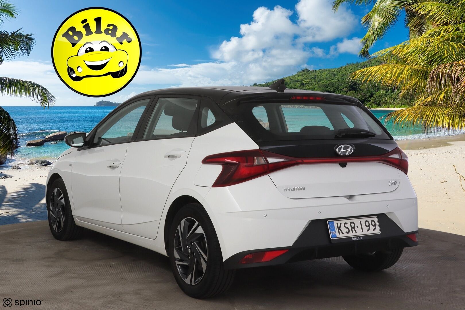 Hyundai i20 Hatchback 2021 1,0 T-GDI 100 hv 48V 7DCT Black Hybrid MY21 - | Peruutuskamera | Vakionopeudensäädin | Ratinlämmitin | Keyless | Kahdet hyvä kuntoiset renkaat + vanteet |