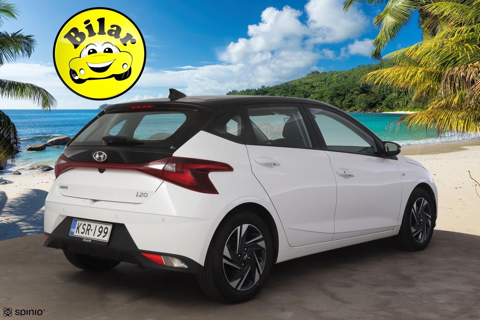 Hyundai i20 Hatchback 2021 1,0 T-GDI 100 hv 48V 7DCT Black Hybrid MY21 - | Peruutuskamera | Vakionopeudensäädin | Ratinlämmitin | Keyless | Kahdet hyvä kuntoiset renkaat + vanteet |