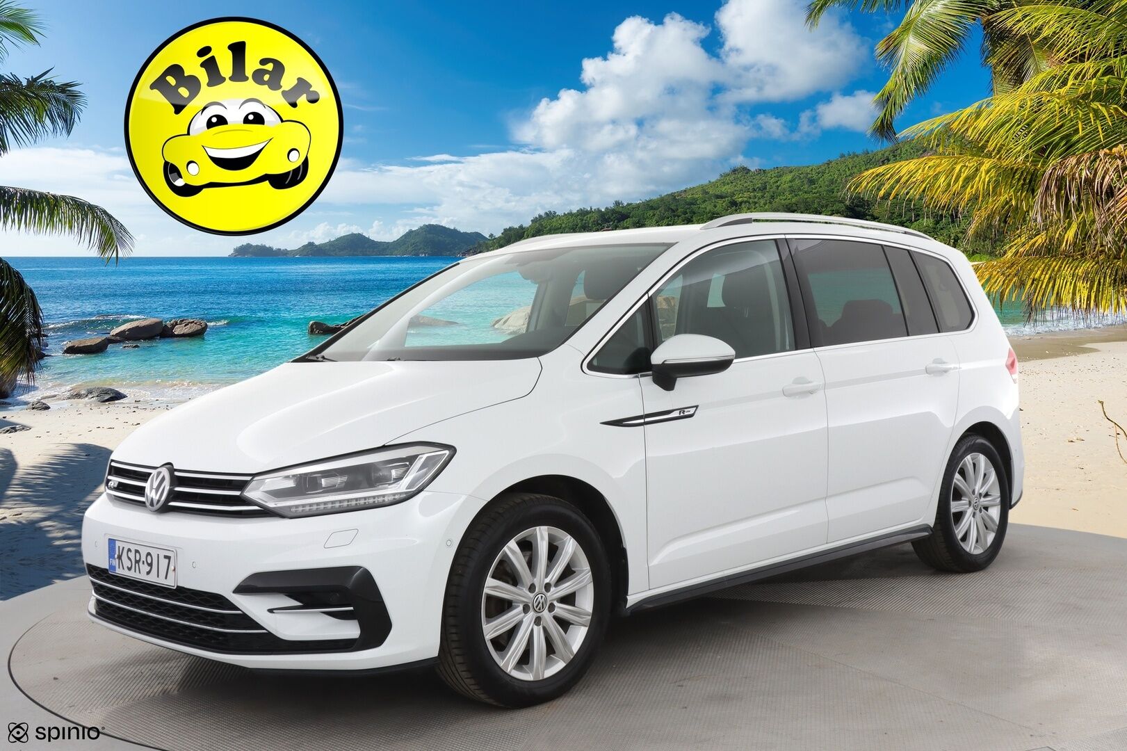 Volkswagen Touran 2017 R-line 1,4 TSI 110 kW 7-p - | Webasto | ACC | R-Line ulkopaketti | 7-Paikkainen