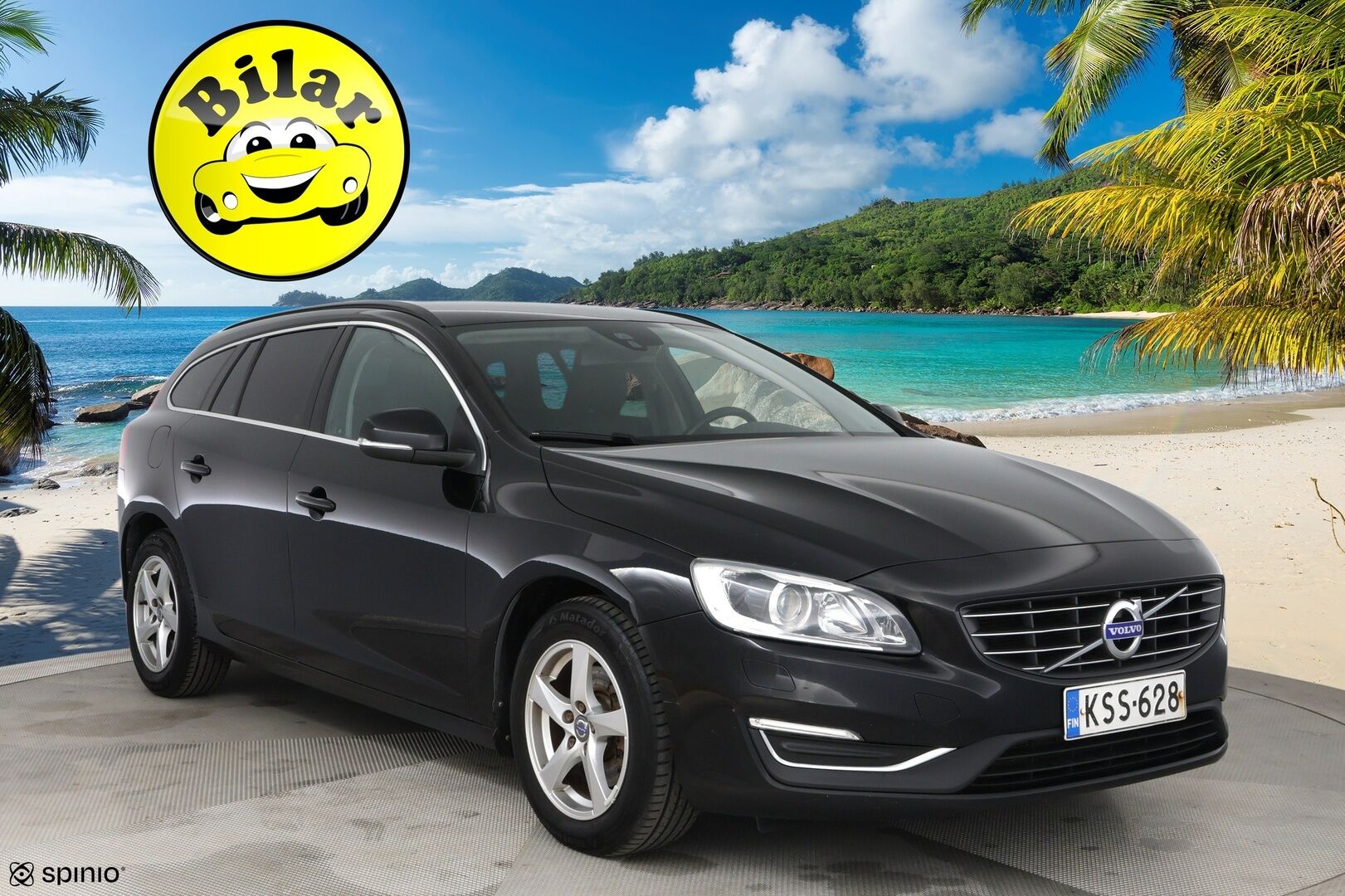 Volvo V60 2017 D3 Business aut - Suomi-Auto | Webasto | Xenon-valot | Tutkat 