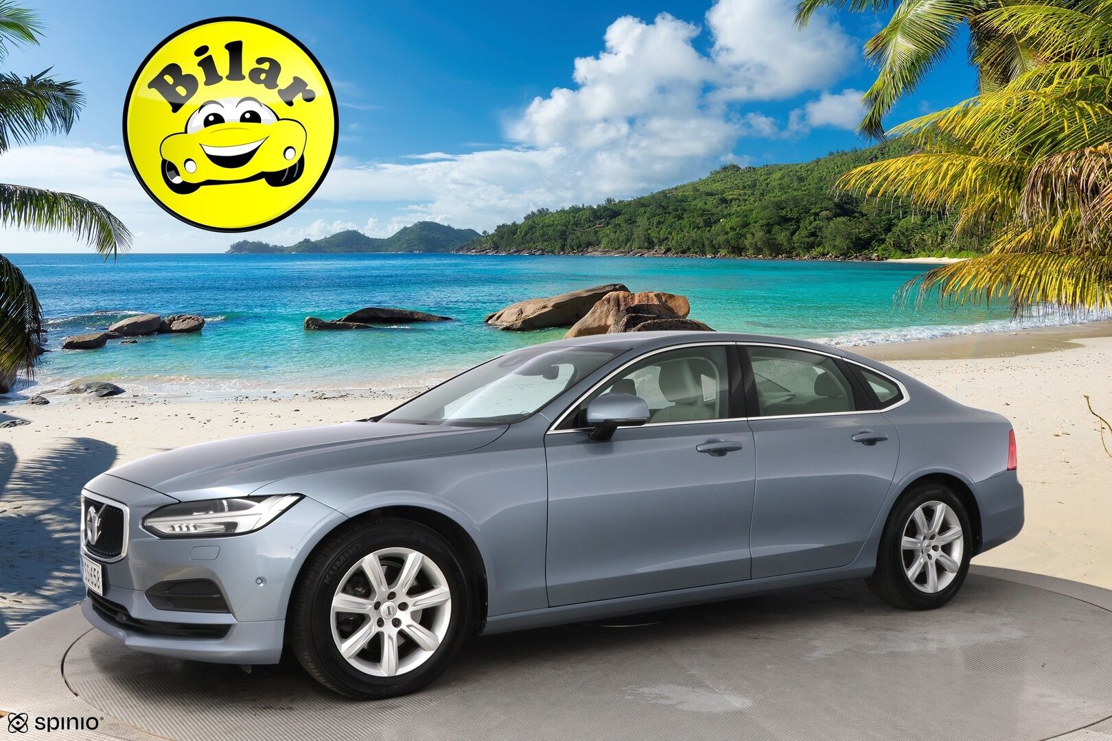Volvo S90 2017 D3 Business aut - Suomiauto | Webasto | Koukku | Vaalea Nahkasisusta | Pilot Assist | High Perf Audio | Sensus Navi | Upea väriyhdistelmä!