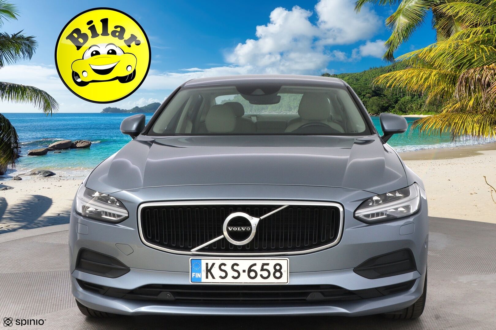 Volvo S90 2017 D3 Business aut - Suomiauto | Webasto | Koukku | Vaalea Nahkasisusta | Pilot Assist | High Perf Audio | Sensus Navi | Upea väriyhdistelmä!