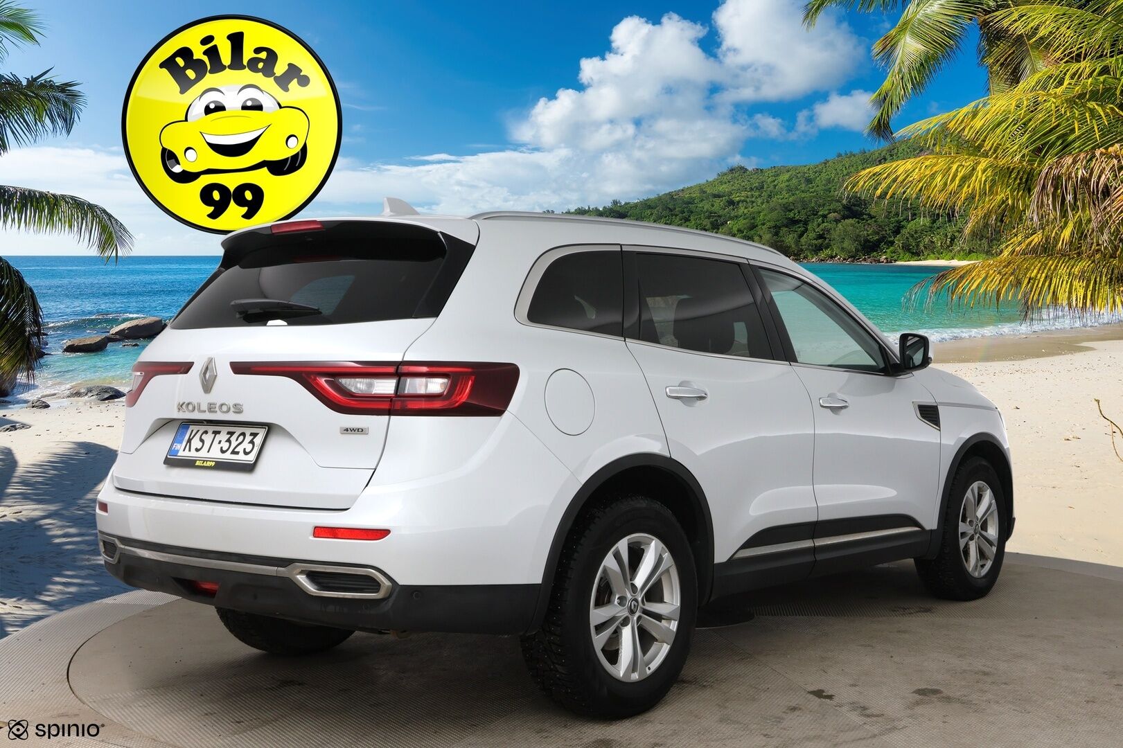 Renault Koleos 2017 dCi 175 X-Tronic 4WD Intens Launch Edition / Panorama / Navi / Lohko / LED / BLIS / 2. Om / Keyless / 2x Renkaat / - Tarkka huoltokirja! Lämpöratti & Digimittaristo!