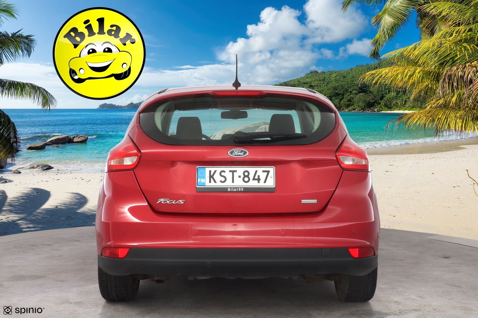 Ford Focus 2017 1,0 EcoBoost 125 hv Start/Stop M6 Titanium 5-ovinen - Tämä HELMI myydään huutokaupat.com sivustolla! - KORKO VAIN 3,99 %
