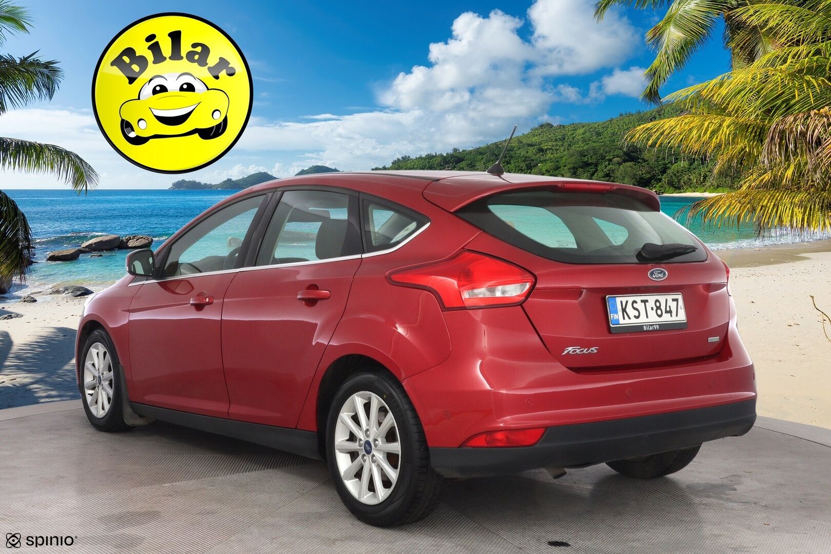Ford Focus 2017 1,0 EcoBoost 125 hv Start/Stop M6 Titanium 5-ovinen - Tämä HELMI myydään huutokaupat.com sivustolla! - KORKO VAIN 3,99 %