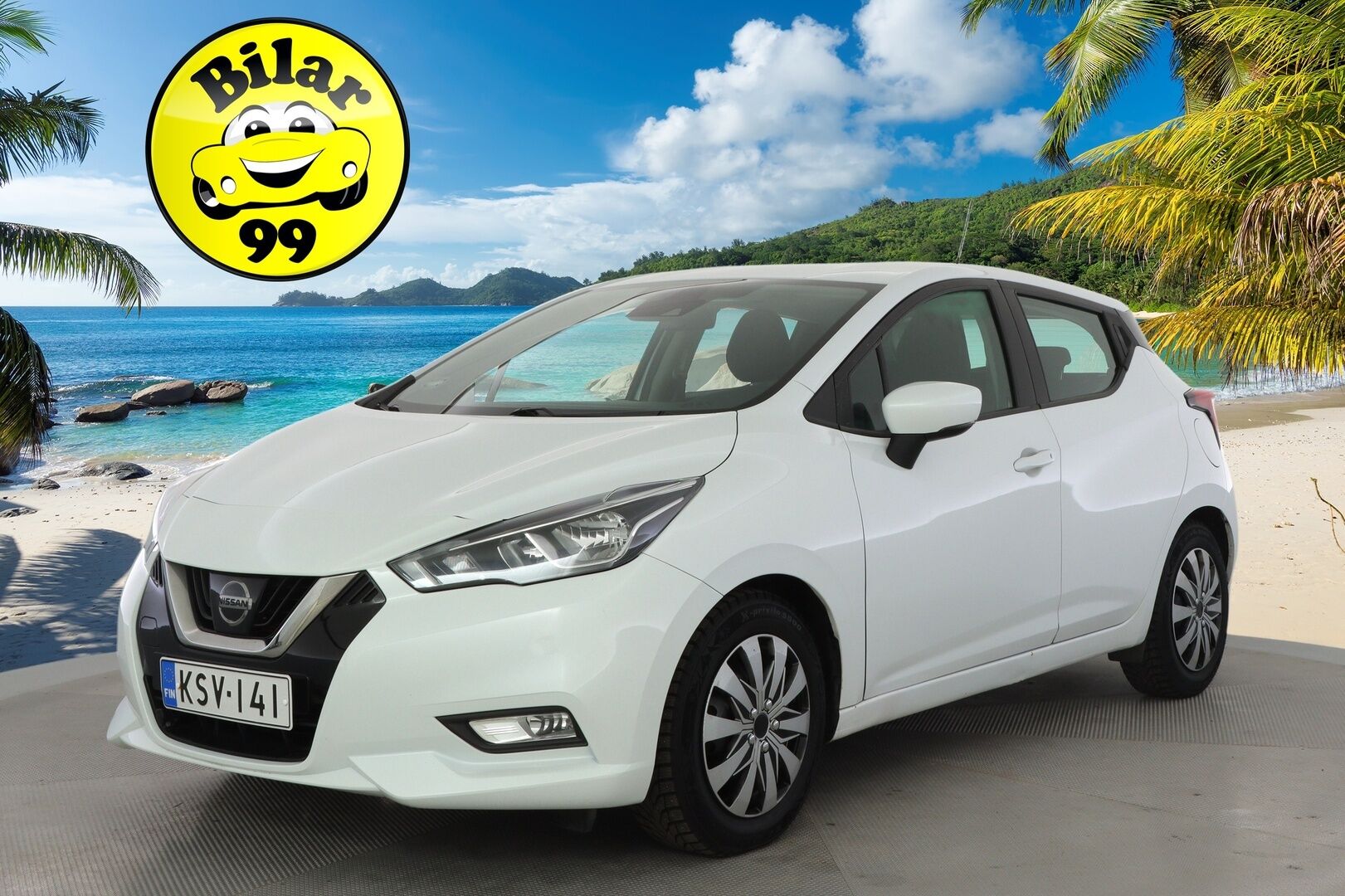 Nissan Micra 2017 IG-T 90 S/S Acenta 5M/T ** Lohko / Vakkari / Koukku - * Fiksu / Kahdet renkaat * - HULLUT BLACKWEEK JATKOT - KORKOTARJOUS 2,49%