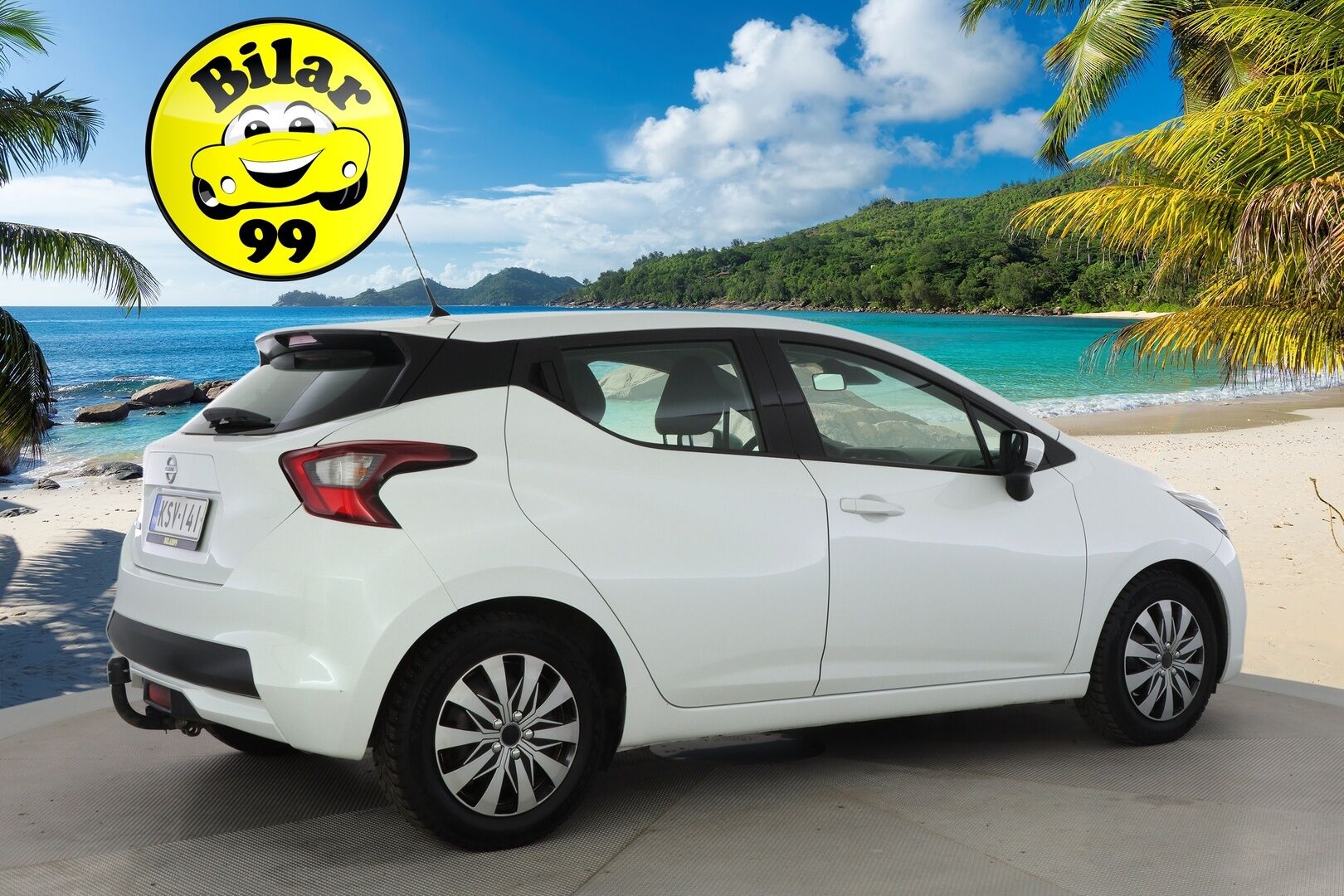 Nissan Micra 2017 IG-T 90 S/S Acenta 5M/T ** Lohko / Vakkari / Koukku - * Fiksu / Kahdet renkaat * - HULLUT BLACKWEEK JATKOT - KORKOTARJOUS 2,49%