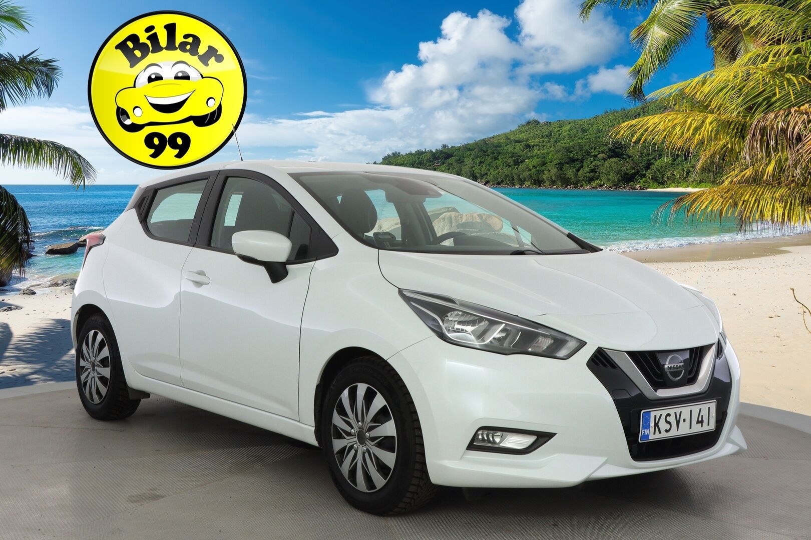 Nissan Micra 2017 IG-T 90 S/S Acenta 5M/T ** Lohko / Vakkari / Koukku - * Fiksu / Kahdet renkaat * - HULLUT BLACKWEEK JATKOT - KORKOTARJOUS 2,49%