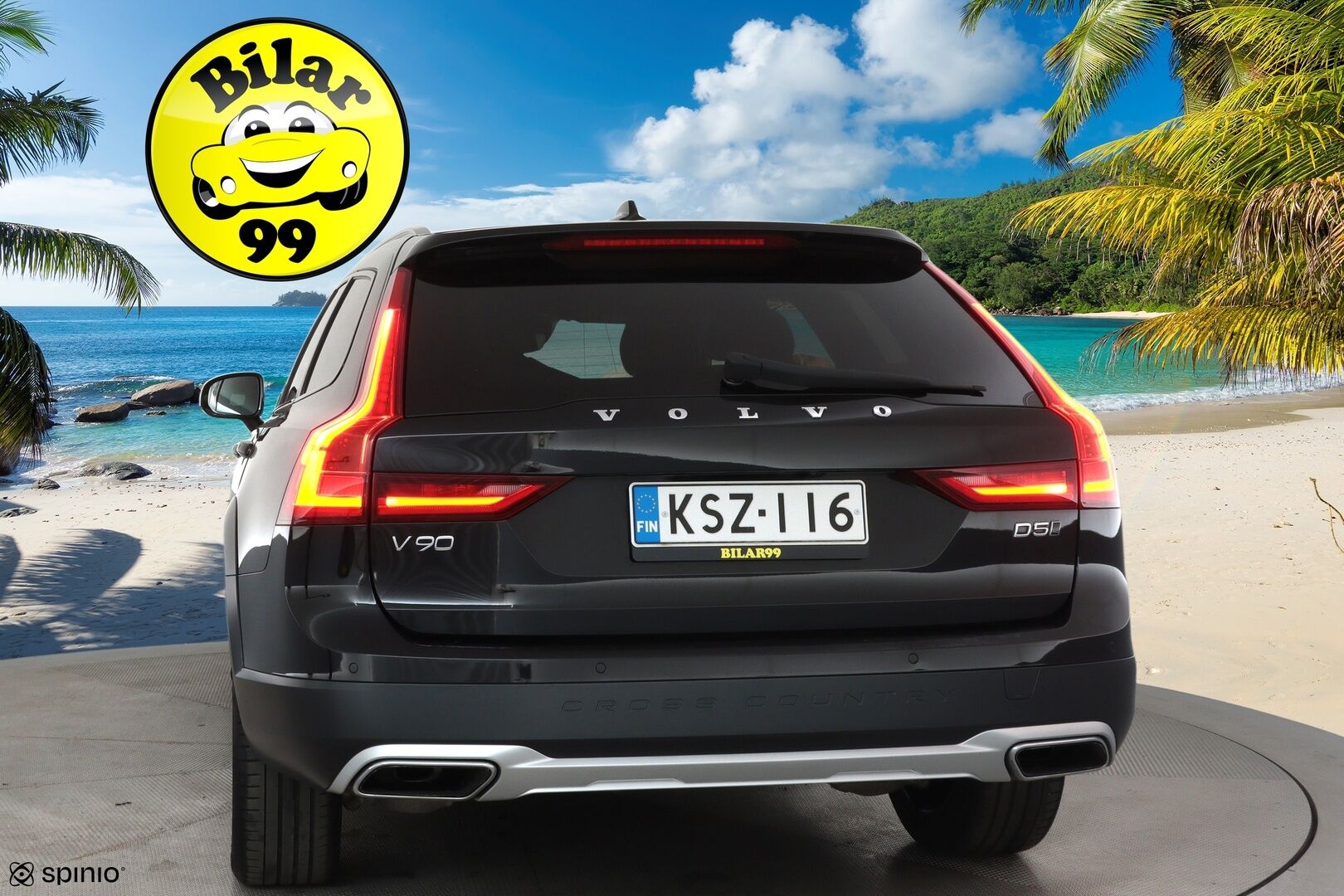 Volvo V90 Cross Country 2018 D5 AWD Pro aut **Panorama / HUD / Webasto / Adapt.Vakkari / Full-LED / 360° / Ilmastoidut Sporttinahat Muistilla** - 3,99 % KORKOTARJOUS TÄHÄN AUTOON - Suomi-auto / Kahdet Renkaat / **HYVILLÄ KAMOILLA**