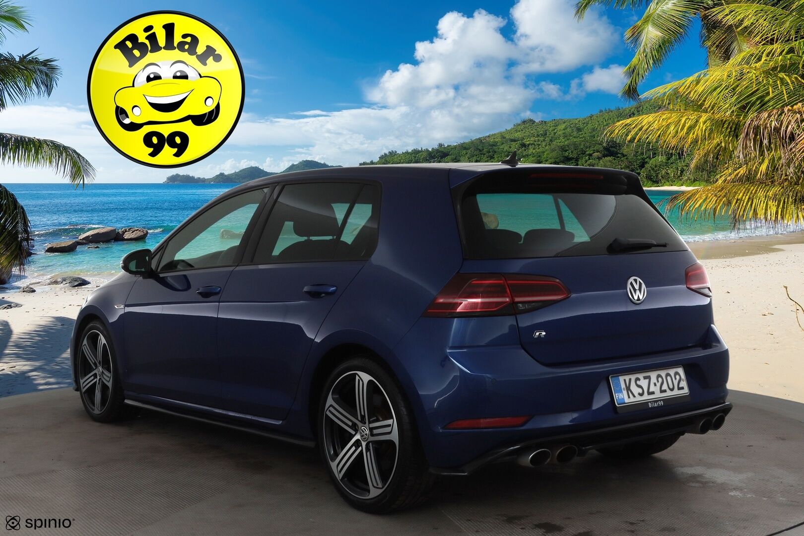 Volkswagen Golf 2018 R 2,0 TSI 228 kW 4MOTION DSG * Sisätilanlämmitin /  ACC / Adapt.LED / P.Kamera / Navi / Kaistavahti / Keyless * - Suomi-auto / Kahdet renkaat 