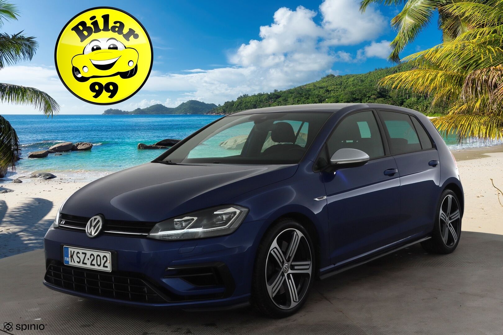 Volkswagen Golf 2018 R 2,0 TSI 228 kW 4MOTION DSG * Sisätilanlämmitin /  ACC / Adapt.LED / P.Kamera / Navi / Kaistavahti / Keyless * - Suomi-auto / Kahdet renkaat 