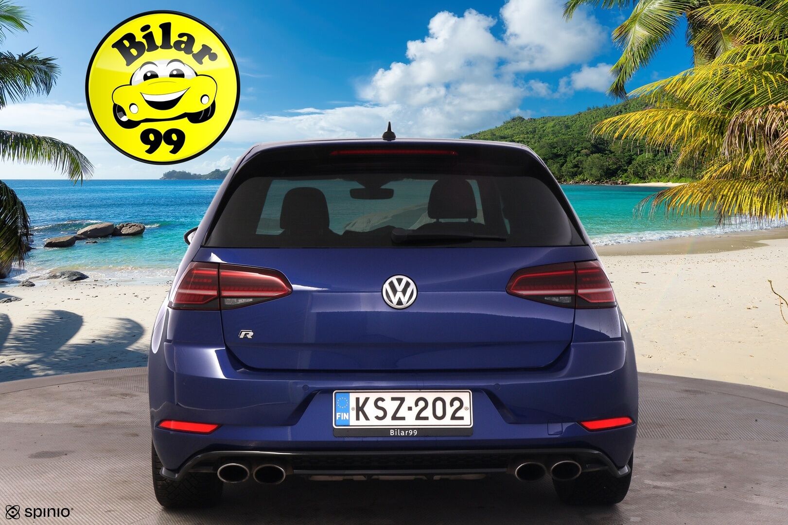 Volkswagen Golf 2018 R 2,0 TSI 228 kW 4MOTION DSG * Sisätilanlämmitin /  ACC / Adapt.LED / P.Kamera / Navi / Kaistavahti / Keyless * - Suomi-auto / Kahdet renkaat 
