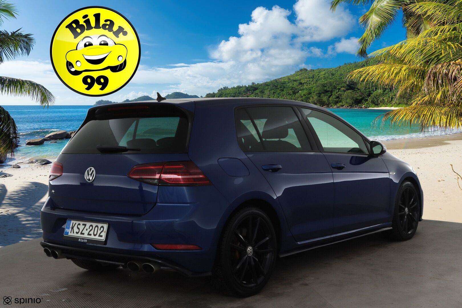 Volkswagen Golf 2018 R 2,0 TSI 228 kW 4MOTION DSG * Sisätilanlämmitin /  ACC / Adapt.LED / P.Kamera / Navi / Kaistavahti / Keyless * - Suomi-auto / Kahdet renkaat 