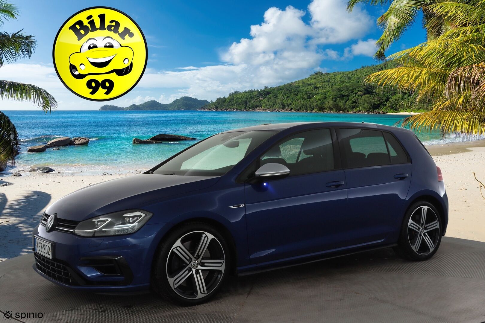 Volkswagen Golf 2018 R 2,0 TSI 228 kW 4MOTION DSG * Sisätilanlämmitin /  ACC / Adapt.LED / P.Kamera / Navi / Kaistavahti / Keyless * - Suomi-auto / Kahdet renkaat 
