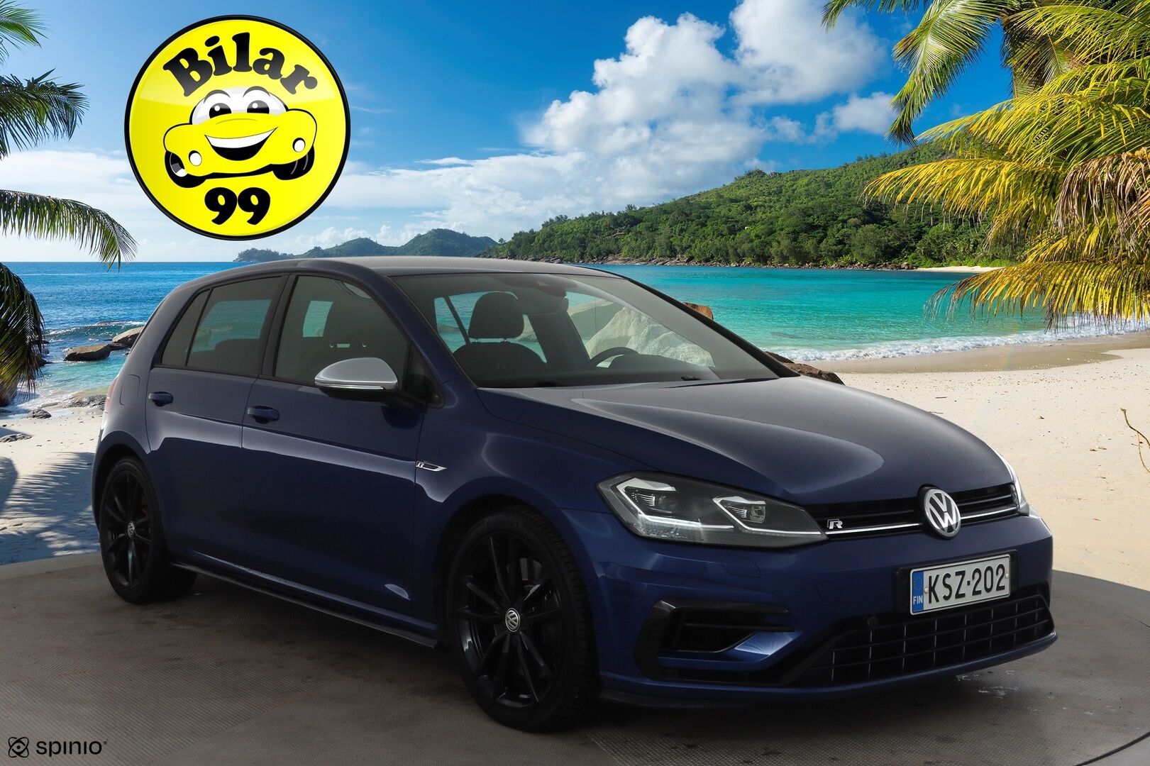 Volkswagen Golf 2018 R 2,0 TSI 228 kW 4MOTION DSG * Sisätilanlämmitin /  ACC / Adapt.LED / P.Kamera / Navi / Kaistavahti / Keyless * - Suomi-auto / Kahdet renkaat 