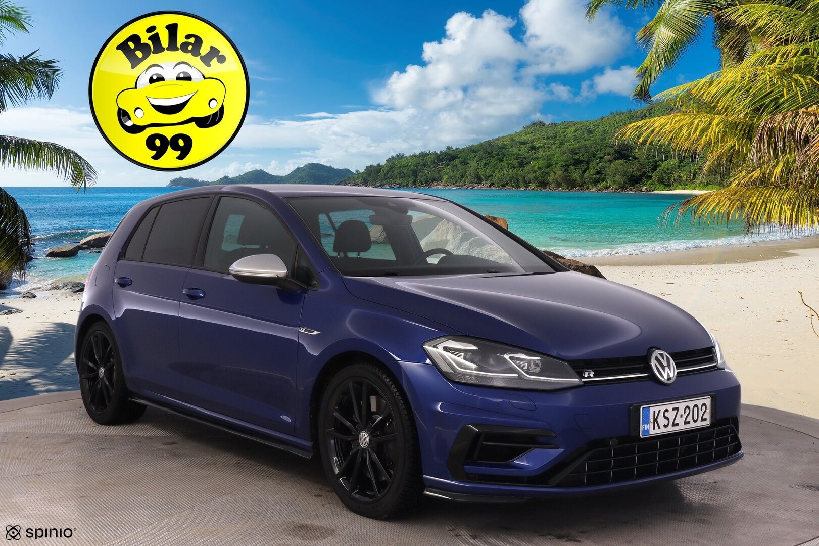 Volkswagen Golf 2018 R 2,0 TSI 228 kW 4MOTION DSG * Sisätilanlämmitin /  ACC / Adapt.LED / P.Kamera / Navi / Kaistavahti / Keyless * - Suomi-auto / Kahdet renkaat 