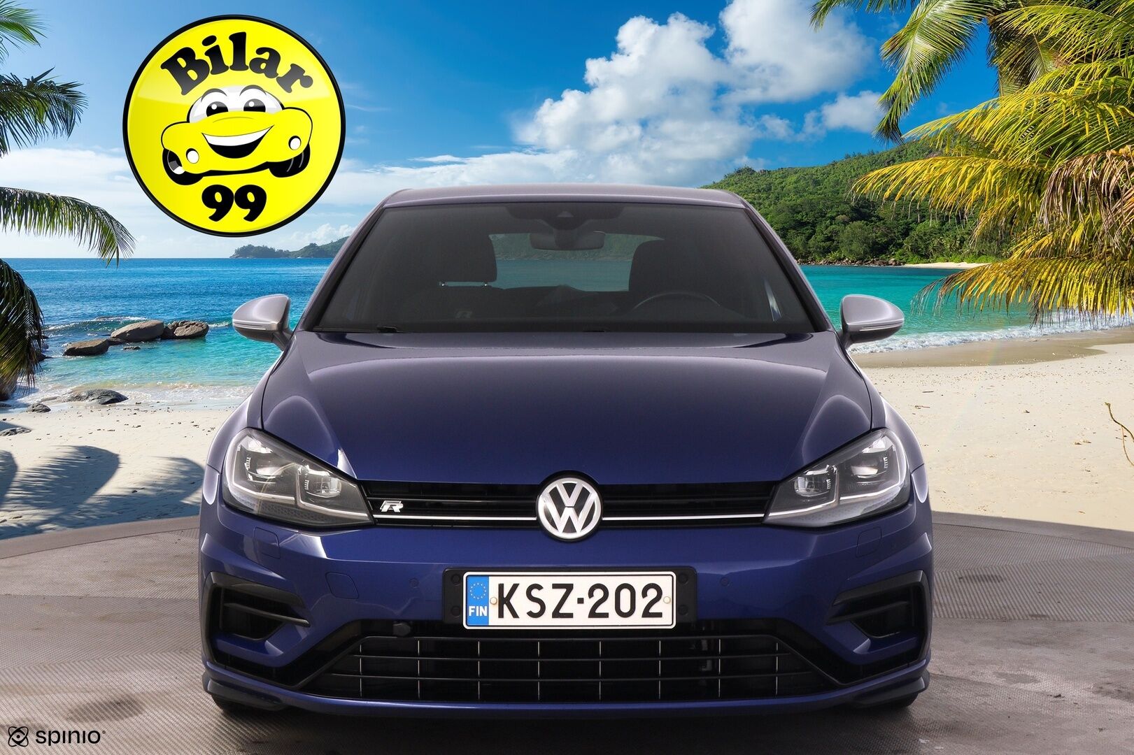 Volkswagen Golf 2018 R 2,0 TSI 228 kW 4MOTION DSG * Sisätilanlämmitin /  ACC / Adapt.LED / P.Kamera / Navi / Kaistavahti / Keyless * - Suomi-auto / Kahdet renkaat - HULLUT AVAJAISHULINAT KORKOTARJOUS 3,29 %