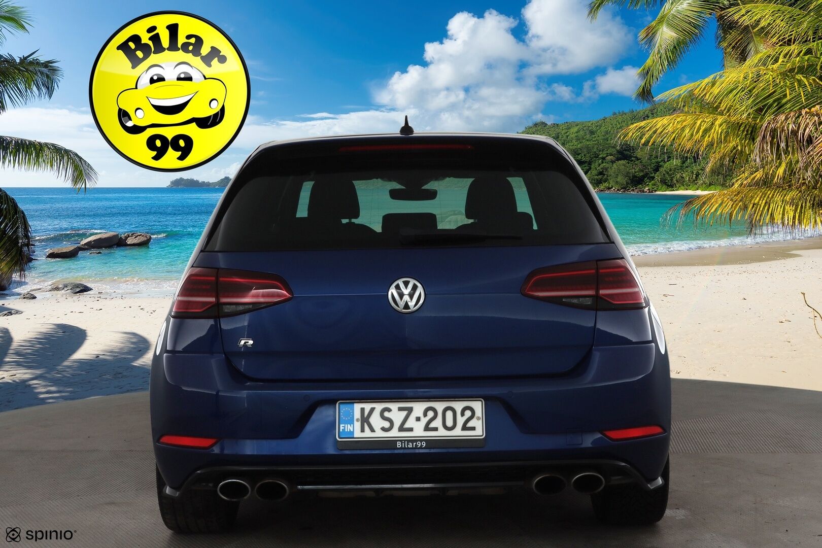 Volkswagen Golf 2018 R 2,0 TSI 228 kW 4MOTION DSG * Sisätilanlämmitin /  ACC / Adapt.LED / P.Kamera / Navi / Kaistavahti / Keyless * - Suomi-auto / Kahdet renkaat 