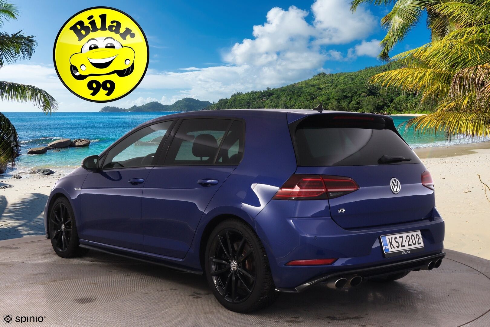 Volkswagen Golf 2018 R 2,0 TSI 228 kW 4MOTION DSG * Sisätilanlämmitin /  ACC / Adapt.LED / P.Kamera / Navi / Kaistavahti / Keyless * - Suomi-auto / Kahdet renkaat - HULLUT AVAJAISHULINAT KORKOTARJOUS 3,29 %