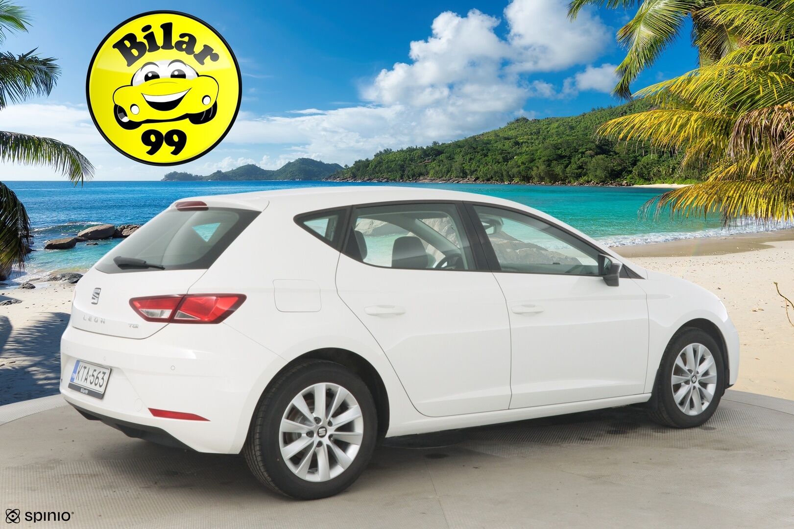 Seat Leon 2018 1,4 TGI 110 Style DSG * ACC / Lohko sisäpistokkeella / Kaistavahti / Bluetooth / Front Assist* - *Suomi-auto / 2x Renkaat*