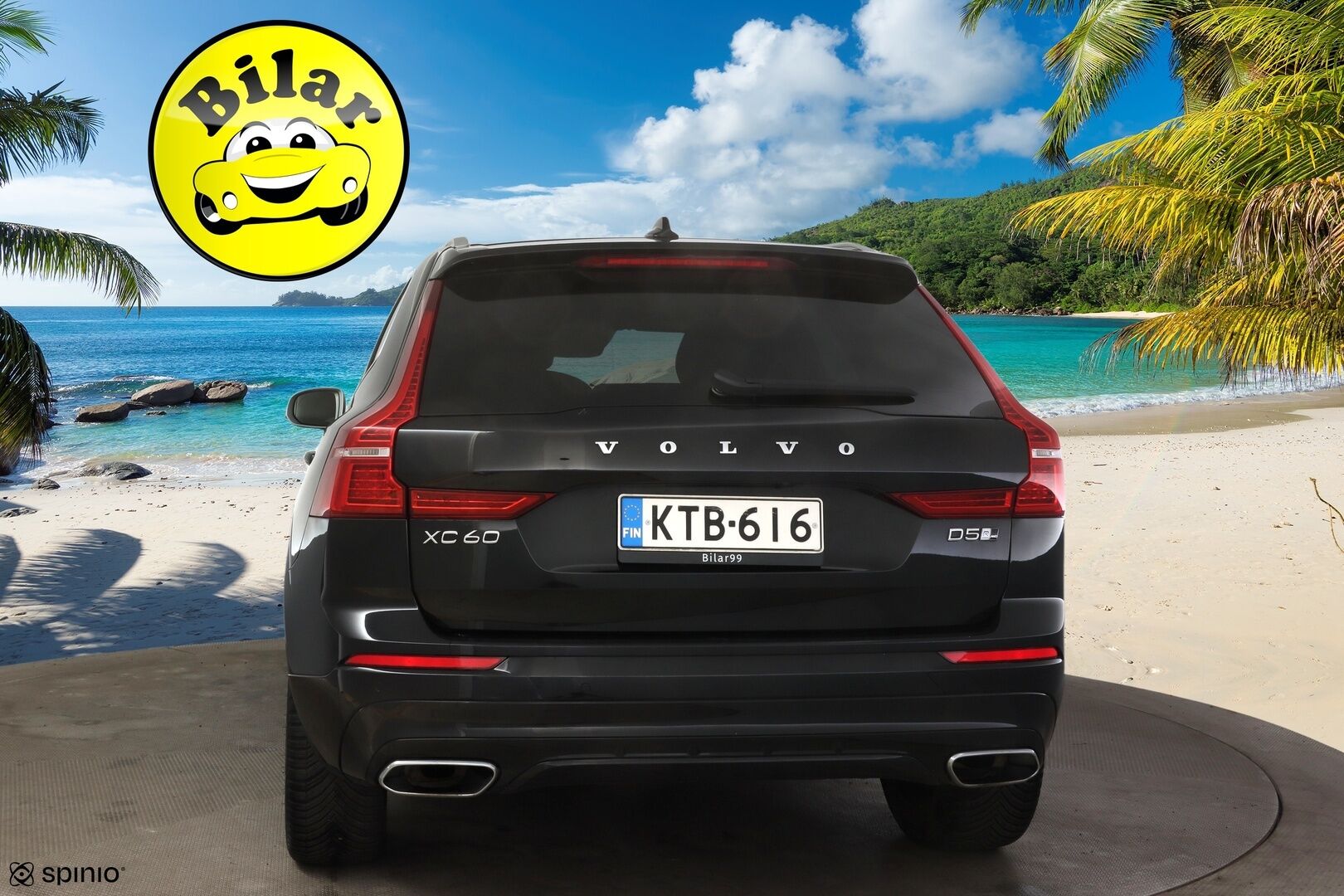 Volvo XC60 2018 D5 AWD Business R-Design - | Bower & Wilkins äänentoisto | Mustat nahat | Panorama | Keyless go | Adapt.vakkari | Peruutuskamera | Webasto | BLIS | 